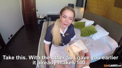 CumLouder-Buying The Hotel Maid-FOXNXX.COM