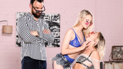 DevilsFilm-Cum-Swap Cuties: Chloe Temple & Lily Larimar-FOXNXX.COM